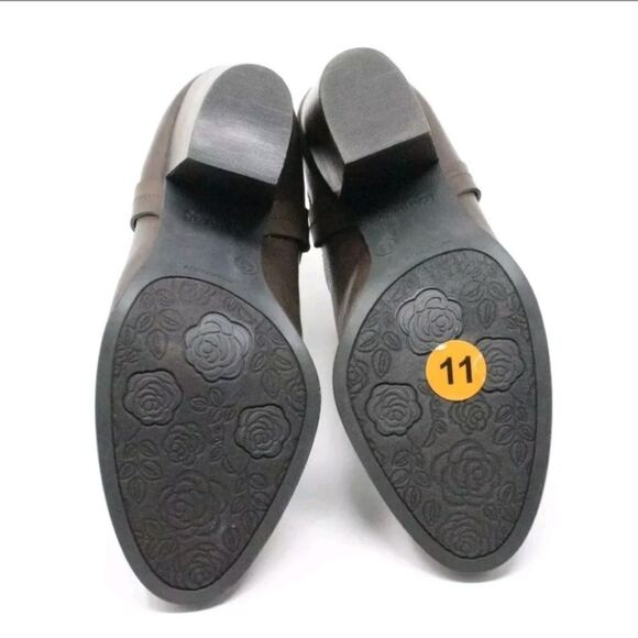 Carlos by Carlos Santana Ankle Brown High Heel Boots Women's Size 11 - Picture 8 of 8